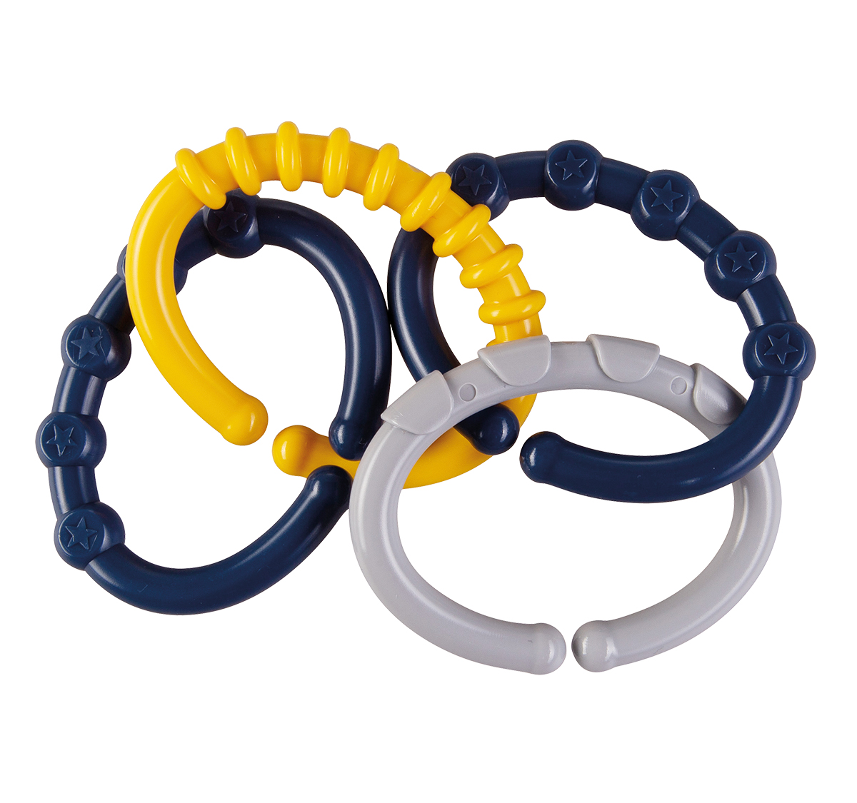 Befestigungskette C-Ring blau