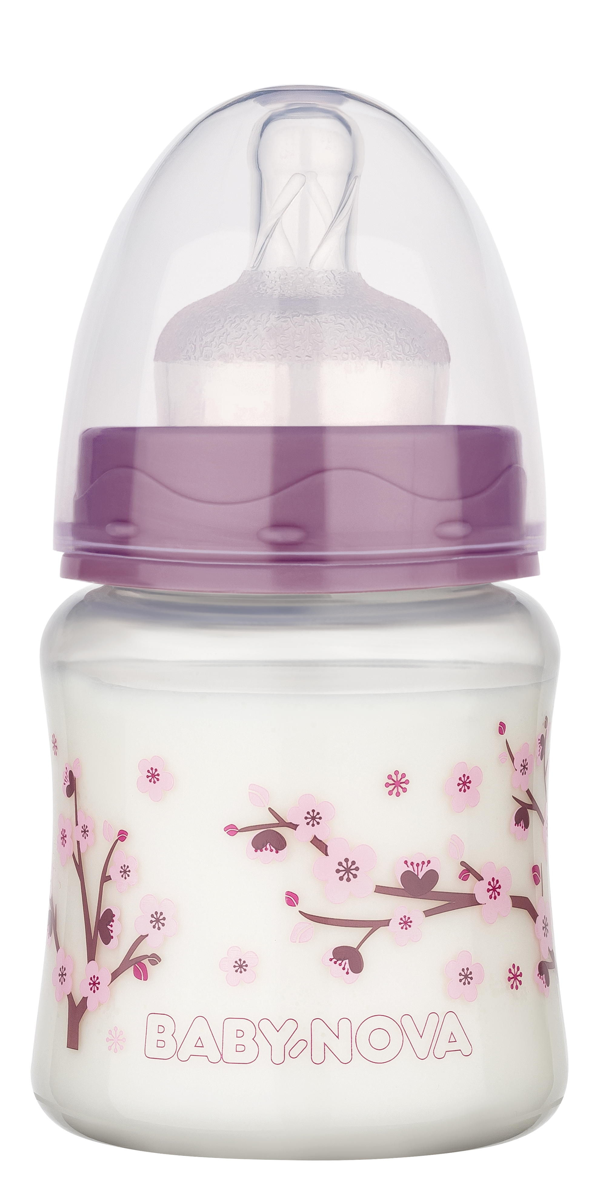 Babyflasche 150ml Weithals Kirschblüte