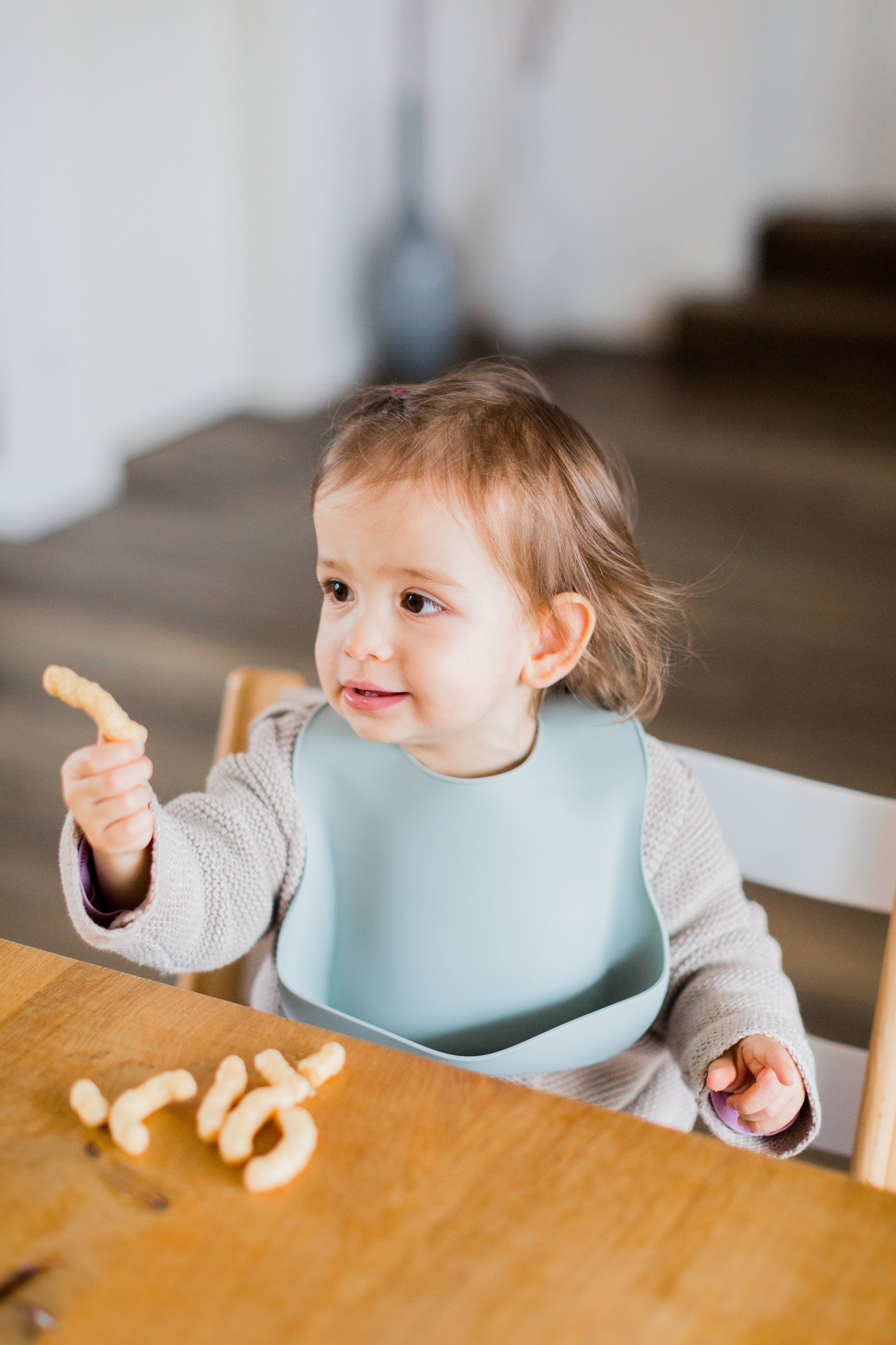 Kindsgut Silikonlätzchen Aquamarin