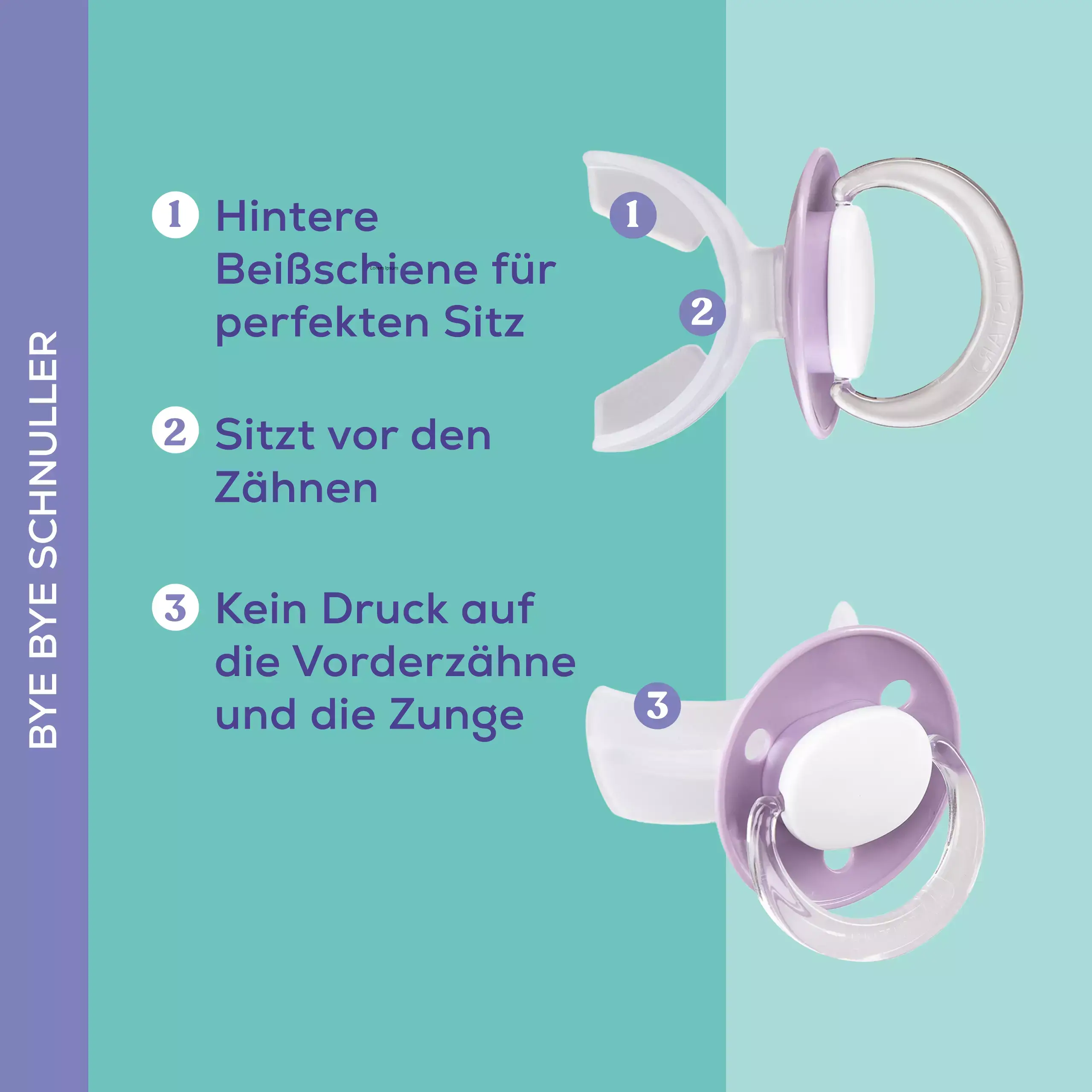 Dentistar STOPPi® Entwöhnungs-Sauger Blau